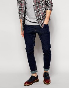 Однотонные эластичные облегающие джинсы Cheap Monday - Синий