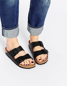 Черные узкие сандалии Birkenstock Arizona - Черный