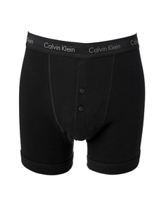 Боксеры-брифы с ширинкой на пуговичках Calvin Klein - Черный