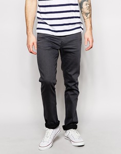 Узкие серо-черные выбеленные джинсы 511 Levi's Line 8 3D - Черно-серые с эффектом 3d