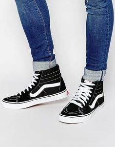Высокие кроссовки Vans Sk8 - Черный