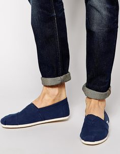 Классические парусиновые эспадрильи TOMS - Синий