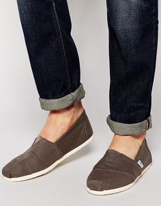 Классические парусиновые эспадрильи TOMS - Серый