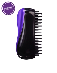 Компактная фиолетовая щетка для спутанных волос Tangle Teezer Dazzle - Purple dazzle