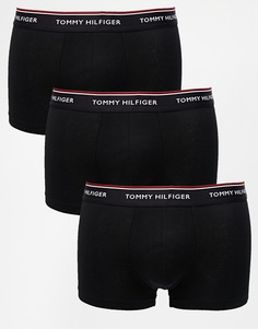 3 пары удлиненных боксеров‑брифов Tommy Hilfiger Premium Essential - Черный