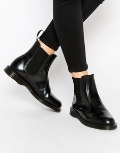 Черные ботинки челси Dr Martens Kensington Flora - Черный
