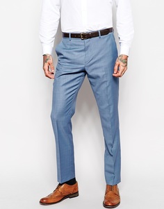 Синие брюки слим ASOS - Синий