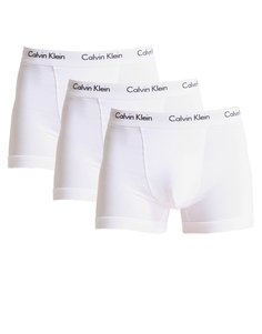 3 пары эластичных хлопковых боксеров‑брифов Calvin Klein - Белый