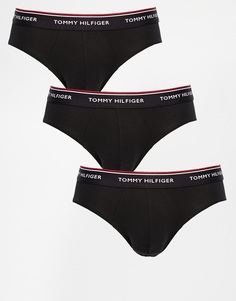3 пары эластичных трусов Tommy Hilfiger - Черный