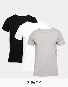 Набор из 3 классических эластичных футболок с круглым вырезом Tommy Hilfiger - Мульти