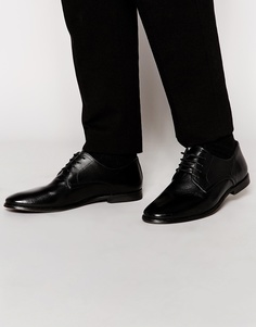 Кожаные туфли дерби ASOS - Черный