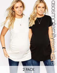 2 туники для беременных с круглым вырезом ASOS Maternity