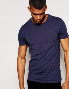 Футболка классического кроя Jack &amp; Jones - Темно-синий