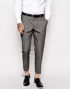 Укороченные брюки слим ASOS - Серый