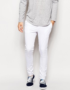 Суперузкие чиносы ASOS - Белый