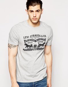 Футболка с логотипом в виде 2 лошадей Levi's - Лиловый Levi's®