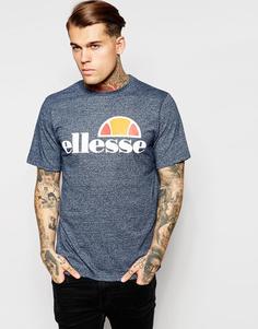 Футболка с классическим логотипом Ellesse - Синий меланж