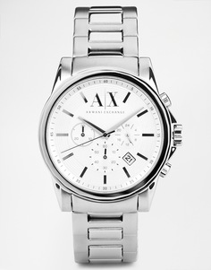 Часы из нержавеющей стали Armani Exchange AX2058 - Серебряный