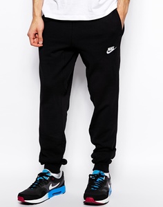 Спортивные штаны с манжетами Nike AW77 545329-010 - Черный