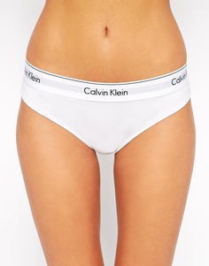 Хлопковые плавки-бикини Calvin Klein - Белый