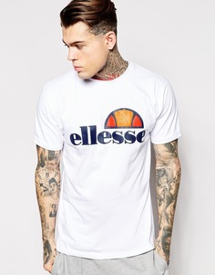 Футболка с классическим логотипом Ellesse - Белый