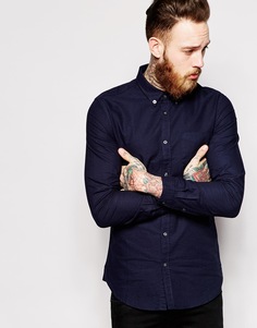 Оксфордская рубашка Dr Denim - Синий