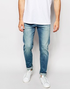 Эластичные узкие джинсы ASOS - Умеренный синий