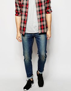 Темные узкие джинсы ASOS - Темный синий