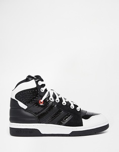 Черные высокие кроссовки adidas Originals Instinct - Черный