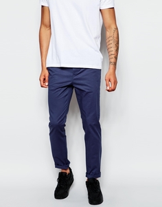 Синие чиносы слим ASOS - Petrol