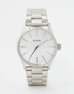 Часы из нержавеющей стали Nixon Sentry 38 A450 - Серебряный