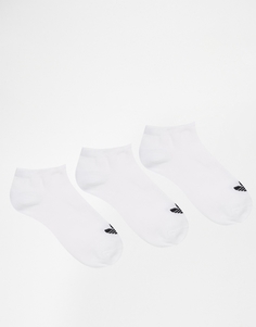 3 пары подследников adidas Originals - Белый