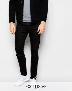 Черные джинсы скинни с прорехами на коленях эксклюзивно для Cheap Monday - New black