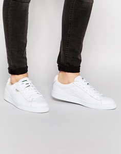 Кожаные кроссовки Puma Basket - Белый