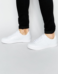 Белые кроссовки на шнуровке ASOS - Белый