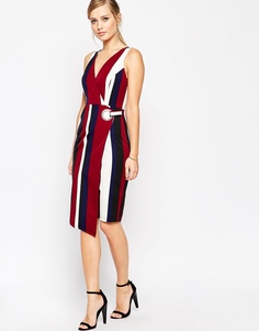 Платье-футляр в полоску ASOS - Принт