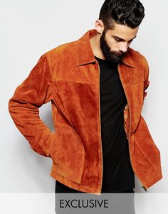 Замшевая куртка в стиле 70-х Reclaimed Vintage - Рыжий