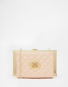 Стеганый светло‑розовый клатч Love Moschino - 600 бледно-розовый