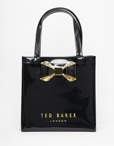 Сумка с небольшим логотипом и хрустальным бантом Ted Baker - Черный