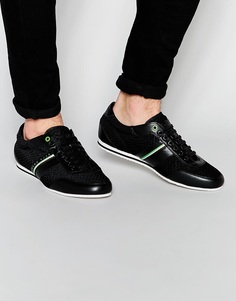Кроссовки с полосками Boss Green Victula - Черный