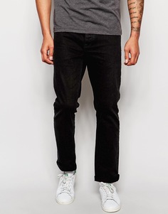 Черные прямые стретчевые джинсы ASOS - Черный