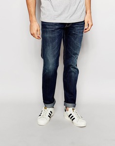 Узкие темные джинсы Replay Jeans Anbass - Темно-выбеленный