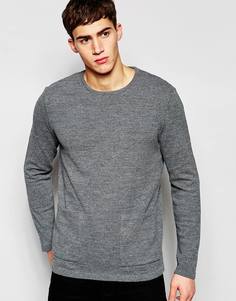 Джемпер с передними карманами ASOS - Угольный
