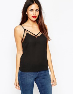 Топ на тонких бретельках ASOS - Черный