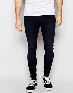 Супероблегающие темные джинсы Dr Denim Dixy - Midnight