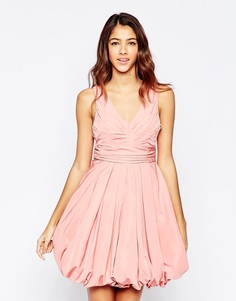 Розовое платье с пышной короткой юбкой Studio 75 Darla - Розовый рассвет
