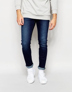 Темные зауженные эластичные джинсы Cheap Monday - Насыщенный индиго