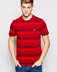 Футболка в полоску Lyle &amp; Scott - Claret ju