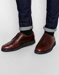 Кожаные туфли Fred Perry Newburgh - Коричневый