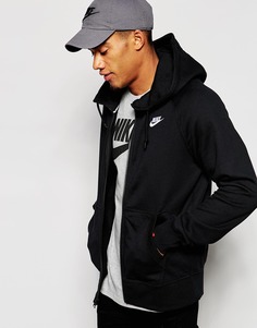 Худи на молнии Nike AW77 545261-013 - Черный